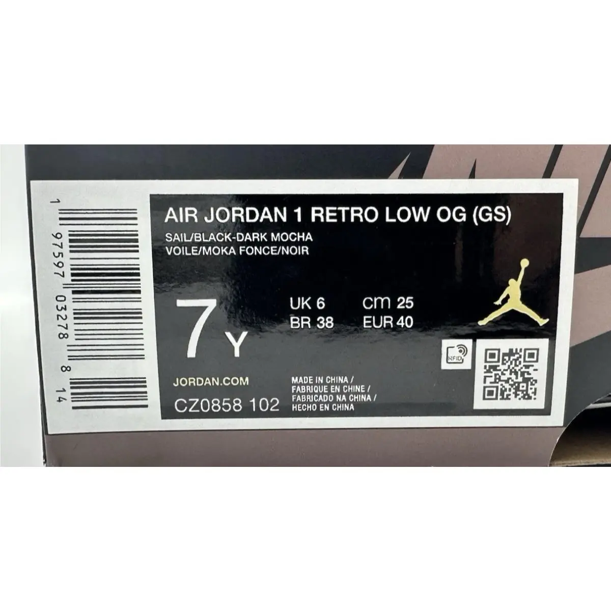 Nike shoes - Air Jordan 1 Low - Air Low - Brown (UPC: 197597032788) 9