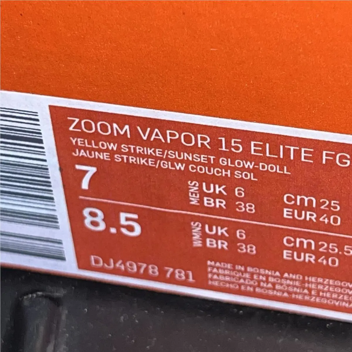 Nike shoes - Nike Zoom Vapor - Zoom Vapor - DJ4978-781 - Yellow (UPC: 196149115924) 6
