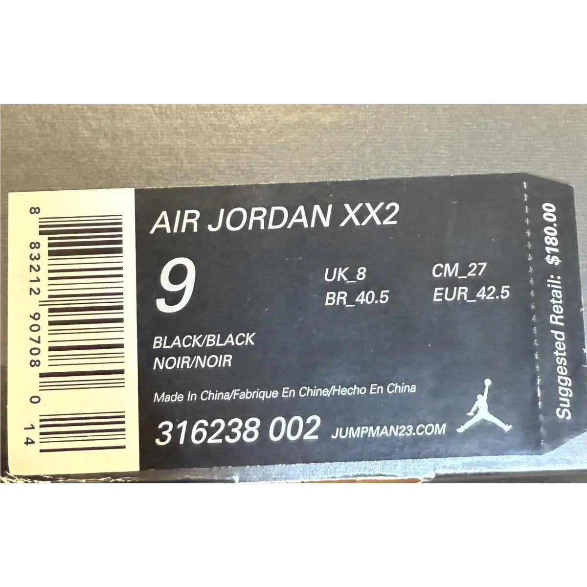 Nike shoes - Air Jordan 22 - Air - 316238-002 - Brown 9