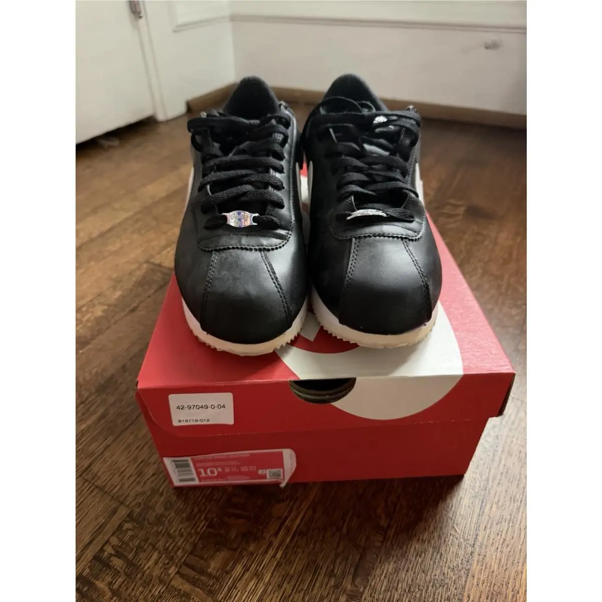 Cortex Black Leather Men`s Size 10.5 by Nike