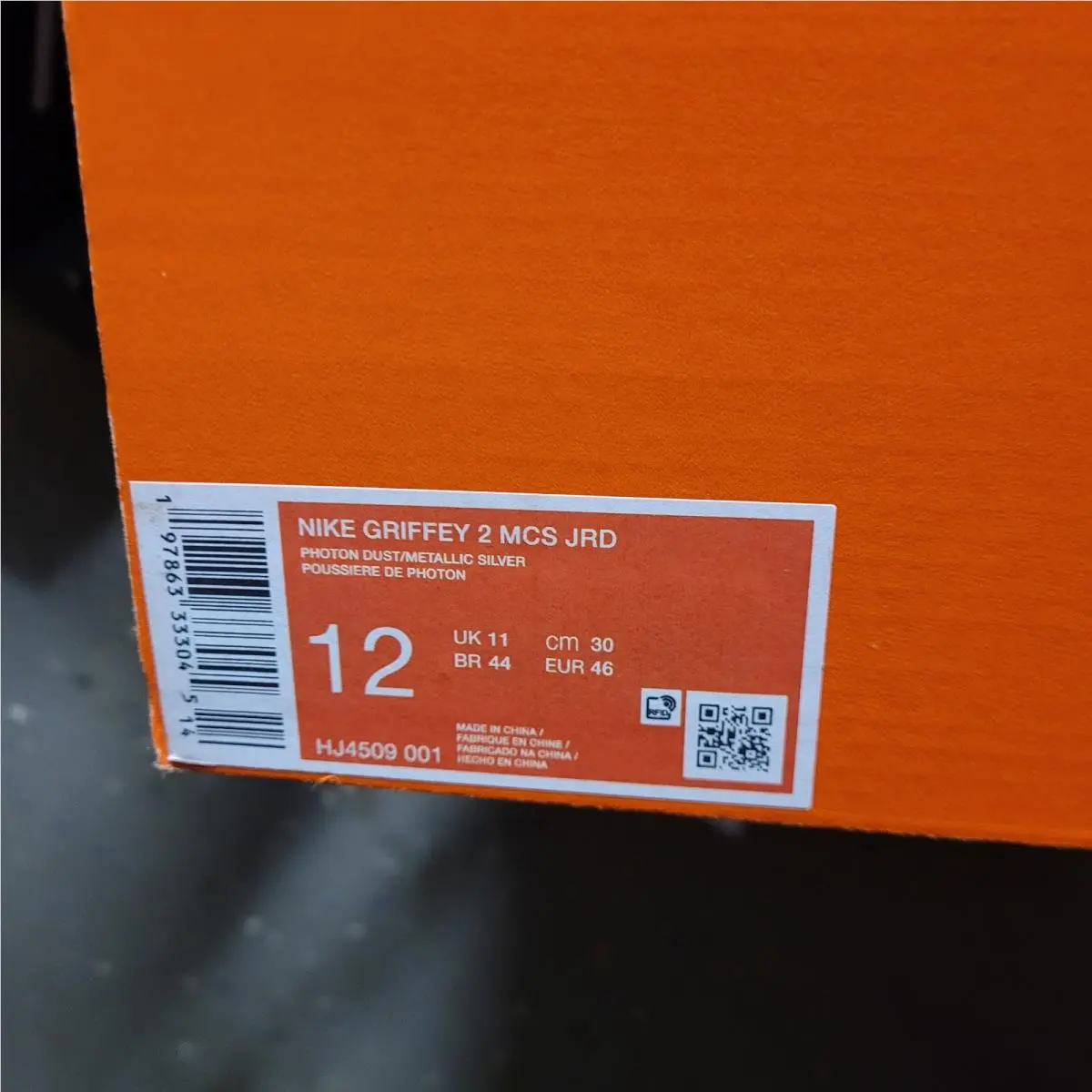 Nike shoes - Nike Griffey 2 MCS JRD - HJ4509-001 - Gray 6