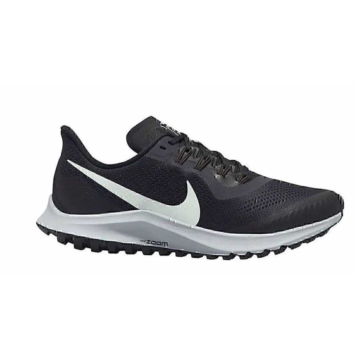 Nike Women`s Air Zoom Pegasus 36 Trail Running Shoes Black Size 10 - Oil Grey/Barely Grey/Black