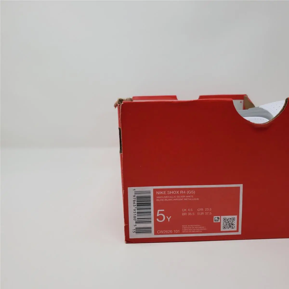 Nike shoes - Nike Shox R4 - Shox - White 9