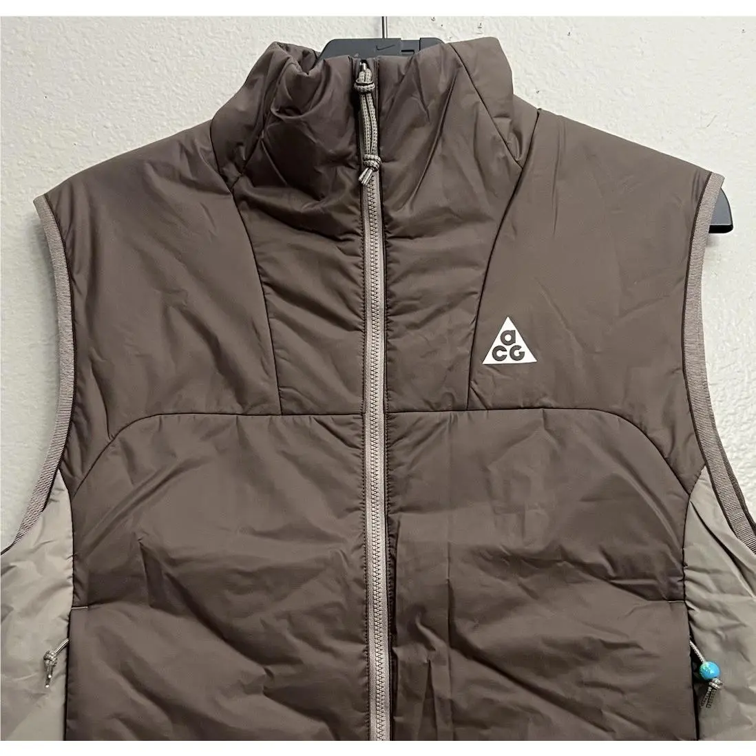 Nike clothing - Nike ACG Therma-Fit ADV Rope De Dope Full Zip Vest - DQ5777-004 - Ironstone (UPC: 195871983580) 0