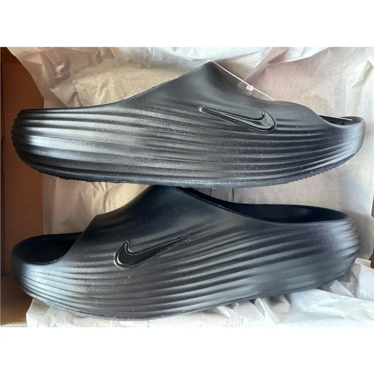 Nike Reactx Rejuven8 Slide Black HV4479-001 - Size 13