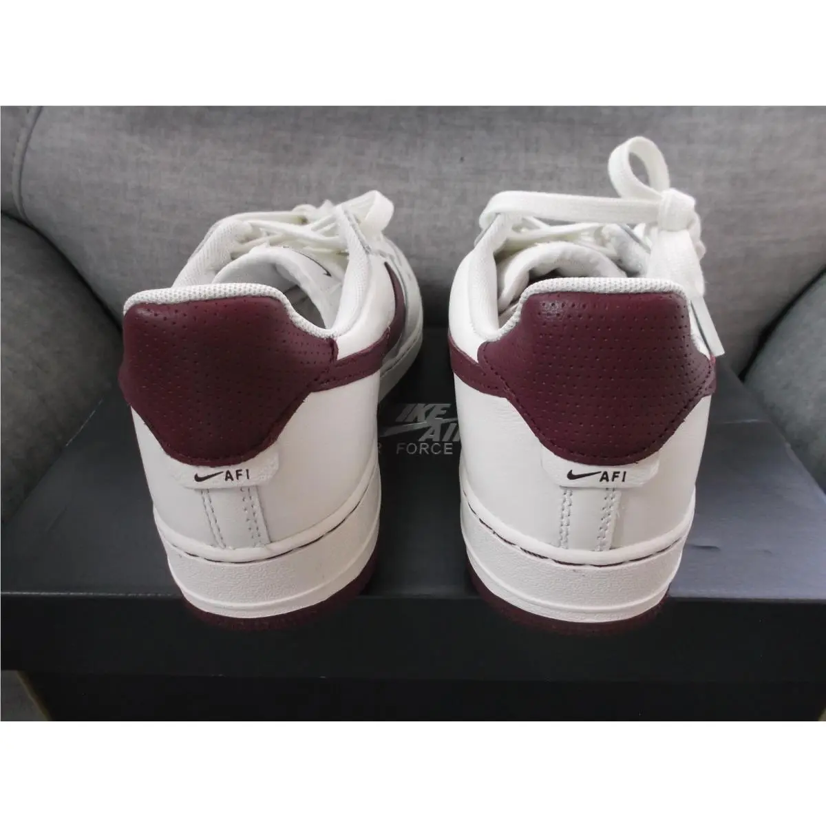 Nike shoes - Nike Air Force 1 - Air Force - DB4455-100 - Craft Sail/Dark Beetroot-Sail (UPC: 195238329709) 2
