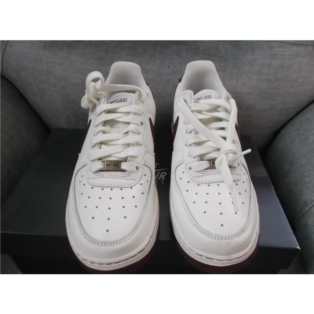 Nike shoes - Nike Air Force 1 - Air Force - DB4455-100 - Craft Sail/Dark Beetroot-Sail (UPC: 195238329709) 4