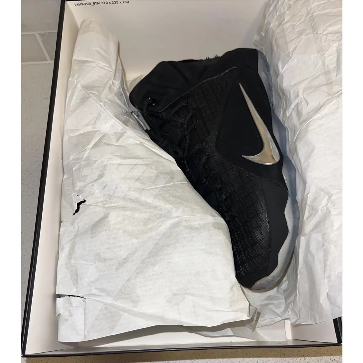 Nike shoes - Nike LeBron 12 - LeBron - 744286-001 - Black 3