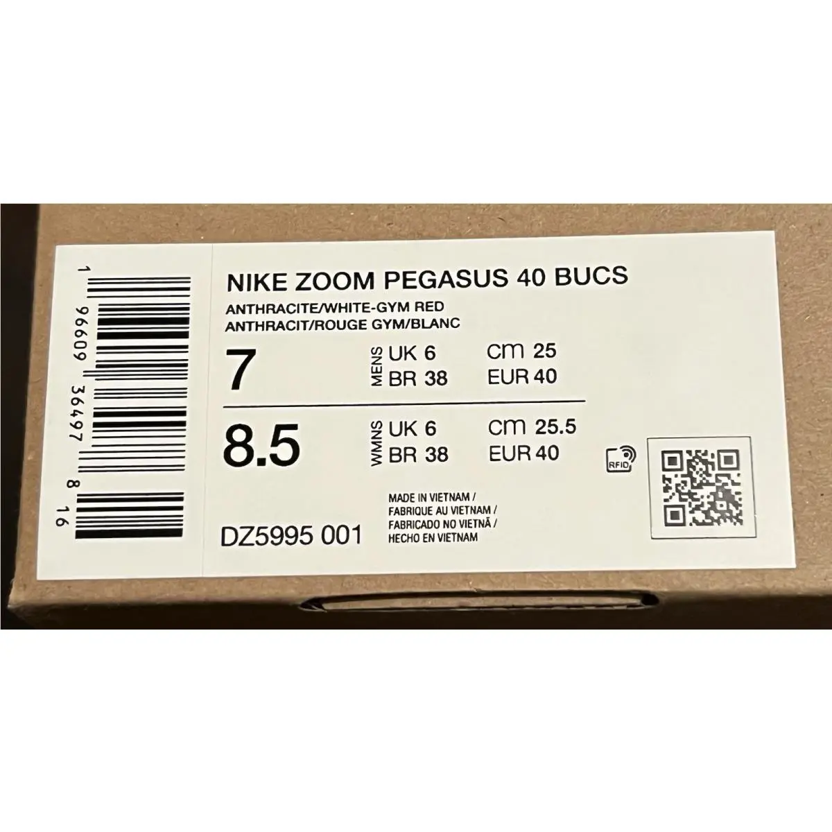Nike shoes - Nike Air Zoom Pegasus 40 - DZ5995-001 - Anthracite (UPC: 196609364978) 12