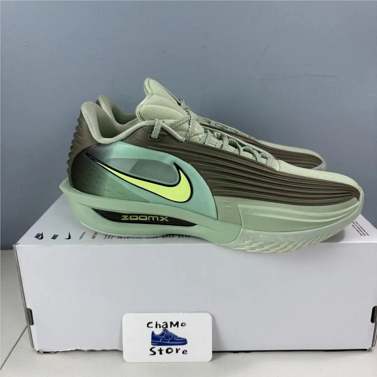 Nike Air Zoom G.t. Cut 3 Turbo Basketball Shoes Honeydew HV9918 300 Men`s Sz 9.5