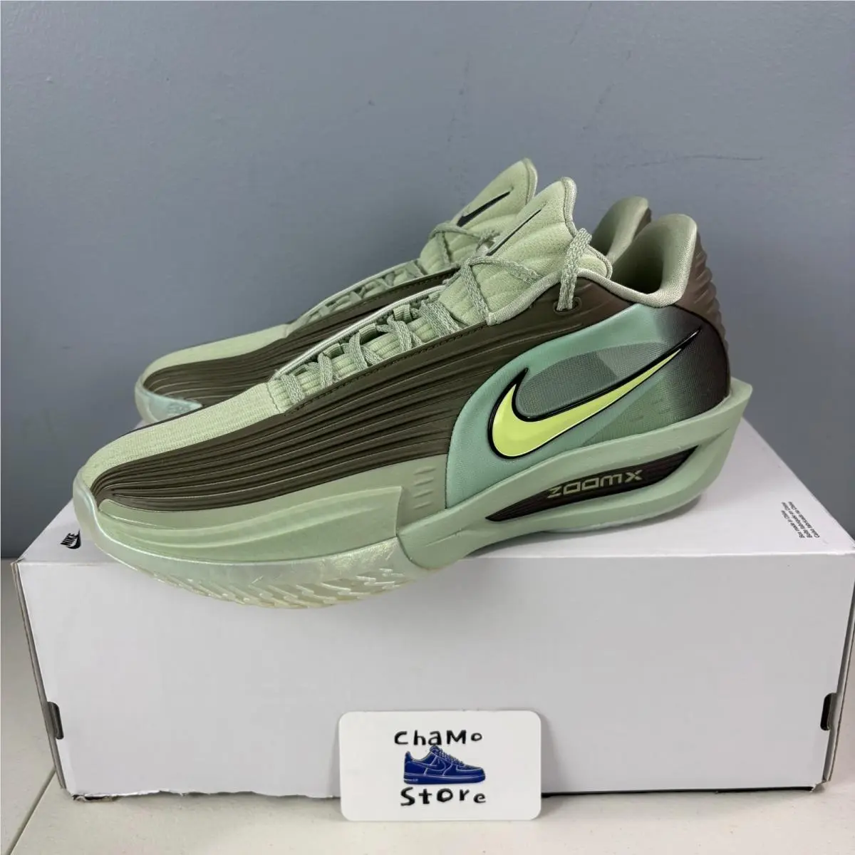 Nike shoes - Nike Air Zoom G.T. Cut 3 Turbo - HV9918-300 - Honeydew/Black-Barely Volt 1