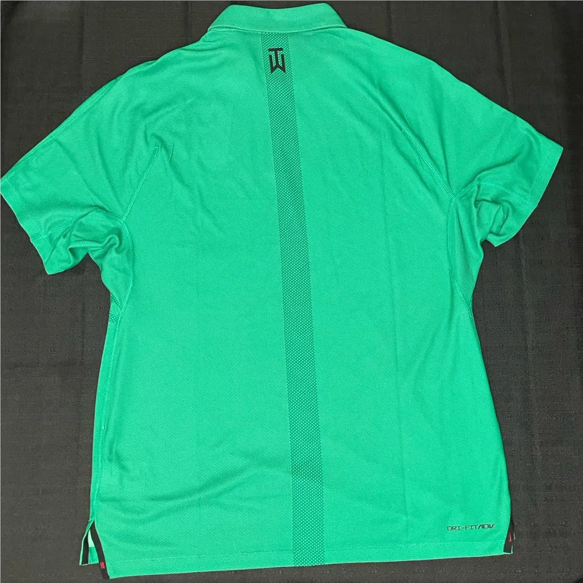 Nike clothing - Tiger Woods Dri Fit ADV Polo - Field Green Black 1