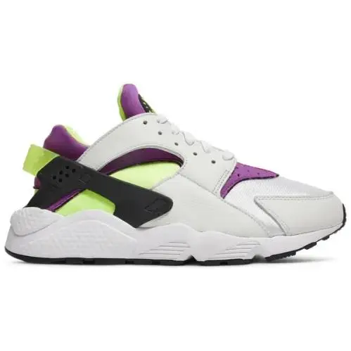 Nike Air Huarache `magenta` White/purple/green DD1068-104 Men`s Size 8.5