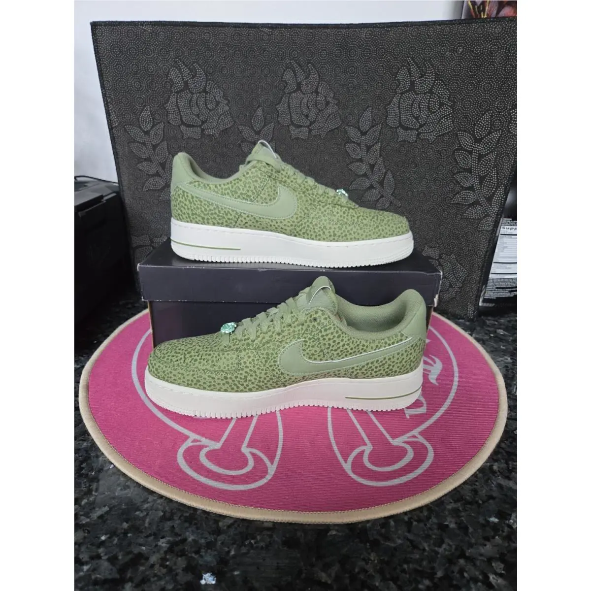 Nike shoes - Nike Air Force 1 - Air Force - Fv6519-200 - Sesame/Oil Green-Light Bone 0