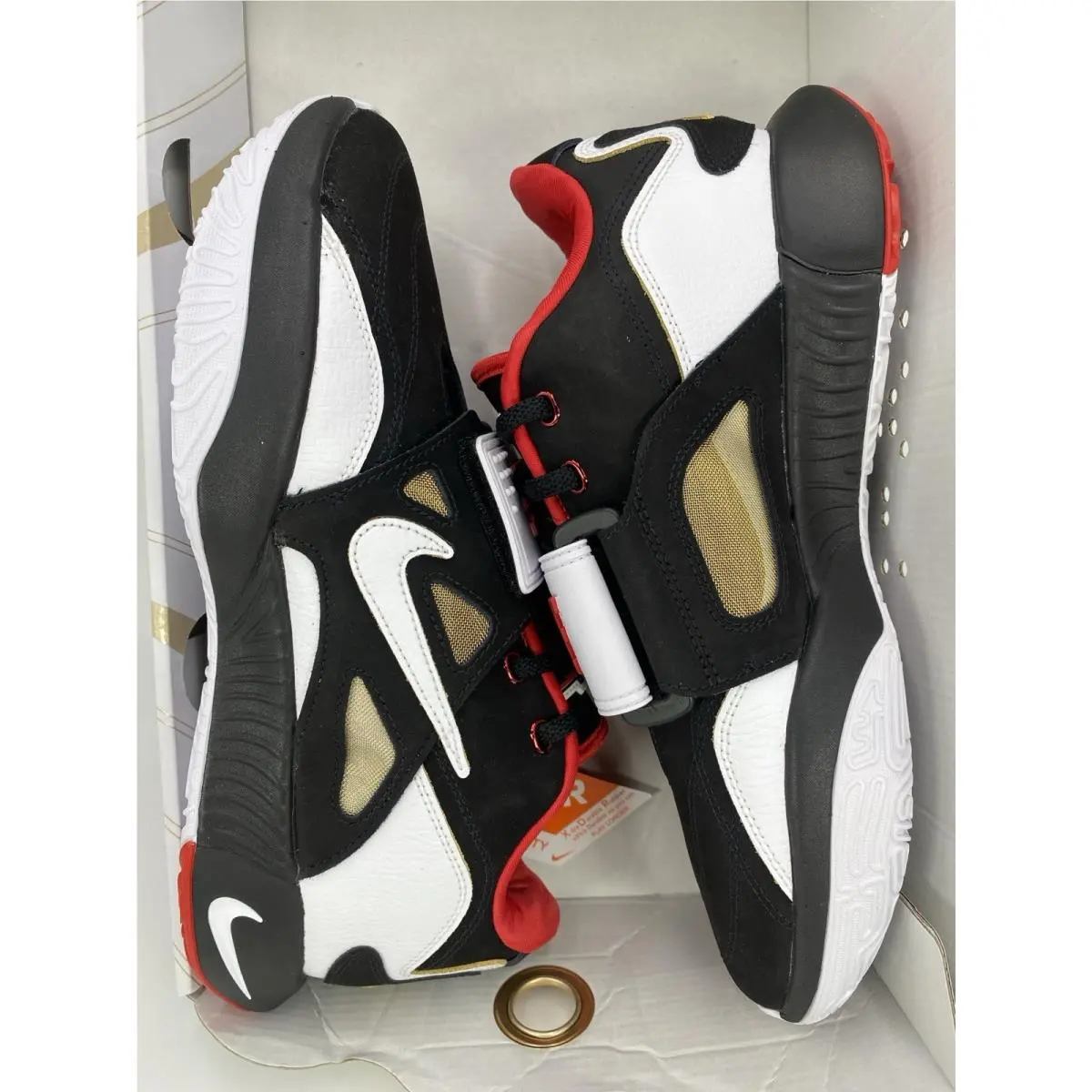 Nike shoes - Nike Prime 93 - Prime - HQ3480 001 - Black/White-Fire Red (UPC: 197862503050) 7
