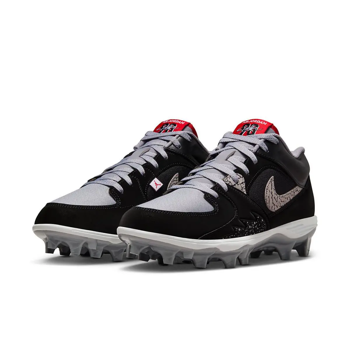 Nike shoes - Jordan Stadium - Stadium - HQ0210-060 - Black Cement Grey White Fire Red 0