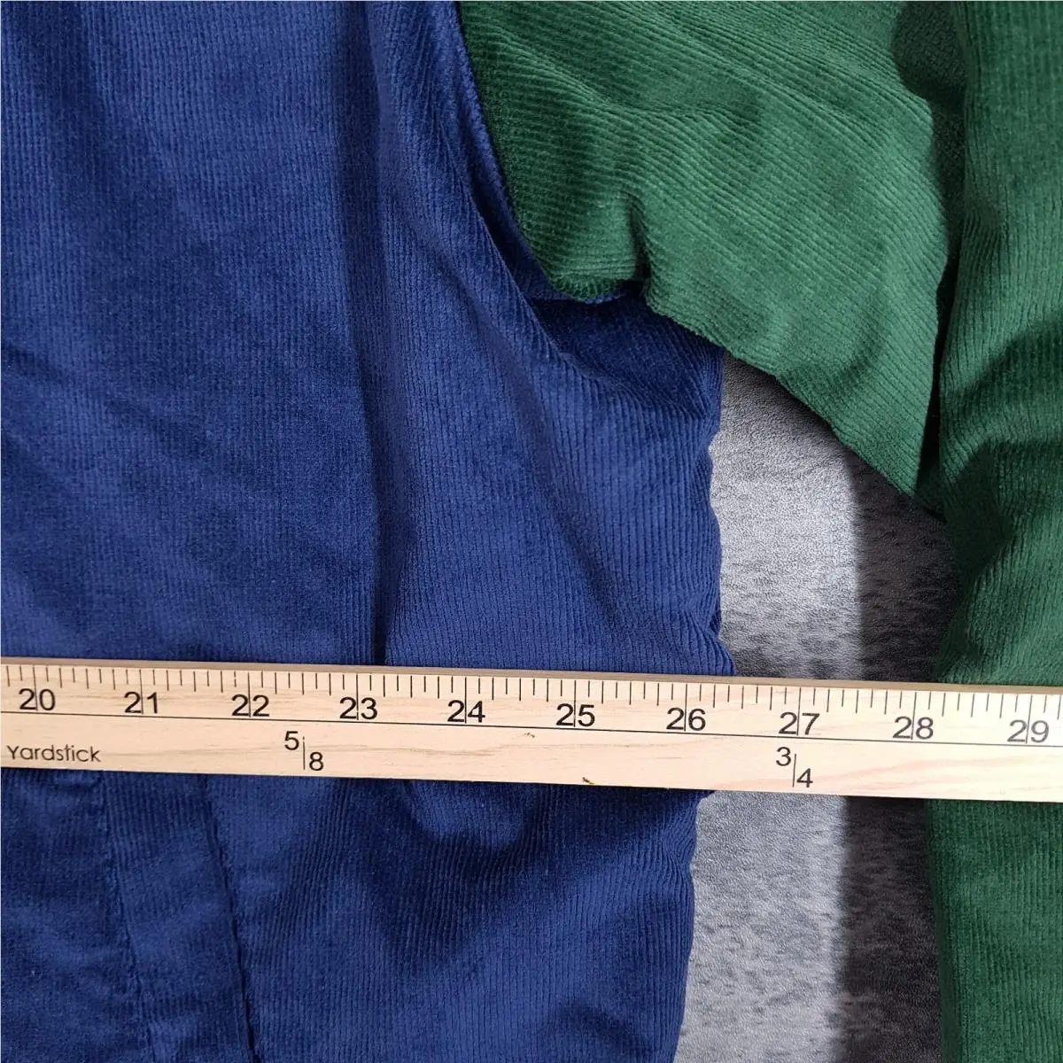 Nike clothing - Nike NSW Corduroy Bomber Jacket - FQ6159-410 - Blue/Green (UPC: 0196974088516) 9