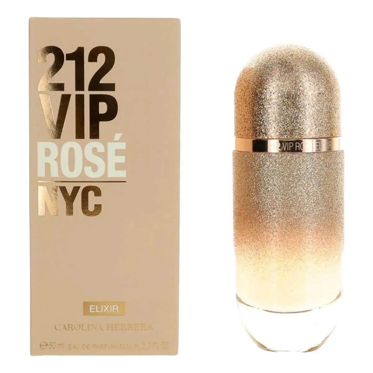 Carolina Herrera 212 Vip Rose Elixir 2.7 oz Edp Spray For Women