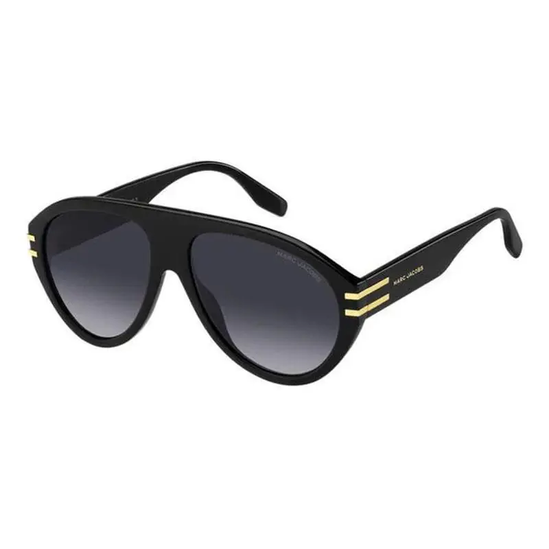 Marc Jacobs Marc 747/S 0807 9O Black/dark Grey Gradient 58-15-145 Sunglasses - Frame: Black, Lens: Dark Grey Gradient, code: 08079O