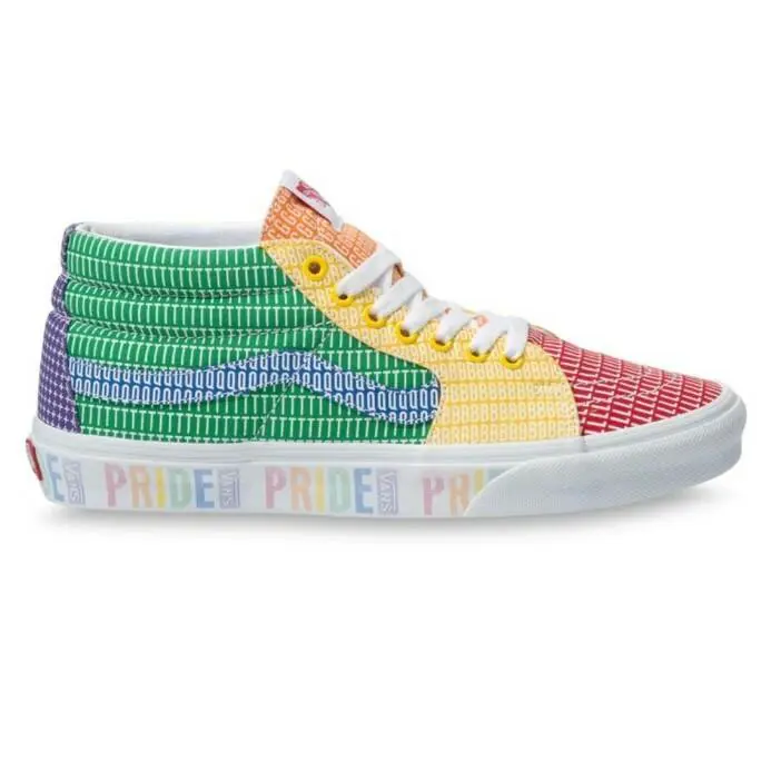 Vans shoes - VANS Sk8-Mid - PRIDE - Multicolor 4