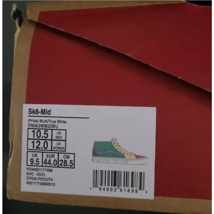 Vans shoes - VANS Sk8-Mid - PRIDE - Multicolor 6