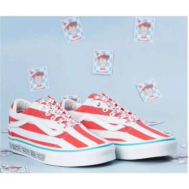 Vans shoes - Vans Waldo Old Skool - Waldo Old Skool - VN0A3WKT3UV - Red 2