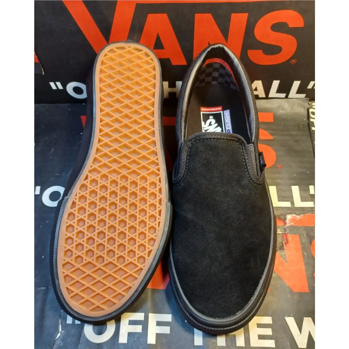 Vans shoes - VANS Pro Skate - Pro Skate - VN0A5FCABKA - Black/Black ( Suede/Canvas) 4