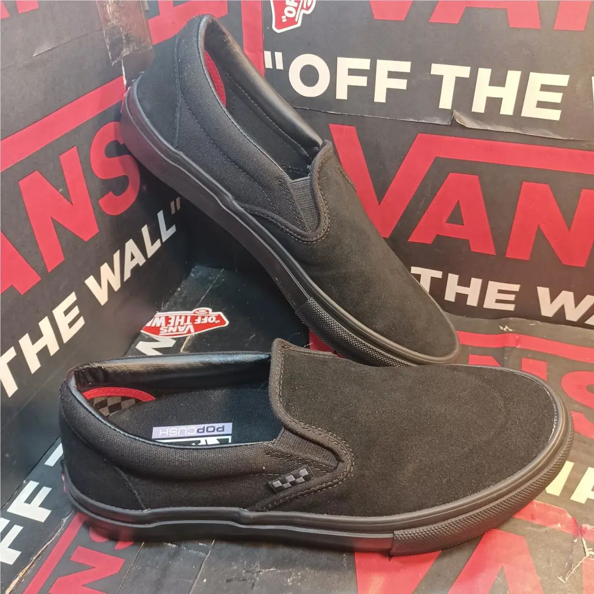 Vans shoes - VANS Pro Skate - Pro Skate - VN0A5FCABKA - Black/Black ( Suede/Canvas) 6
