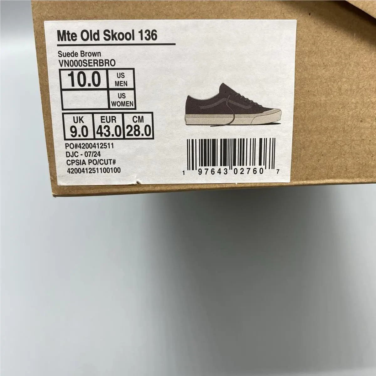 Vans shoes - VANS Old Skool - Old Skool - VN000SERBRO - Brown 9