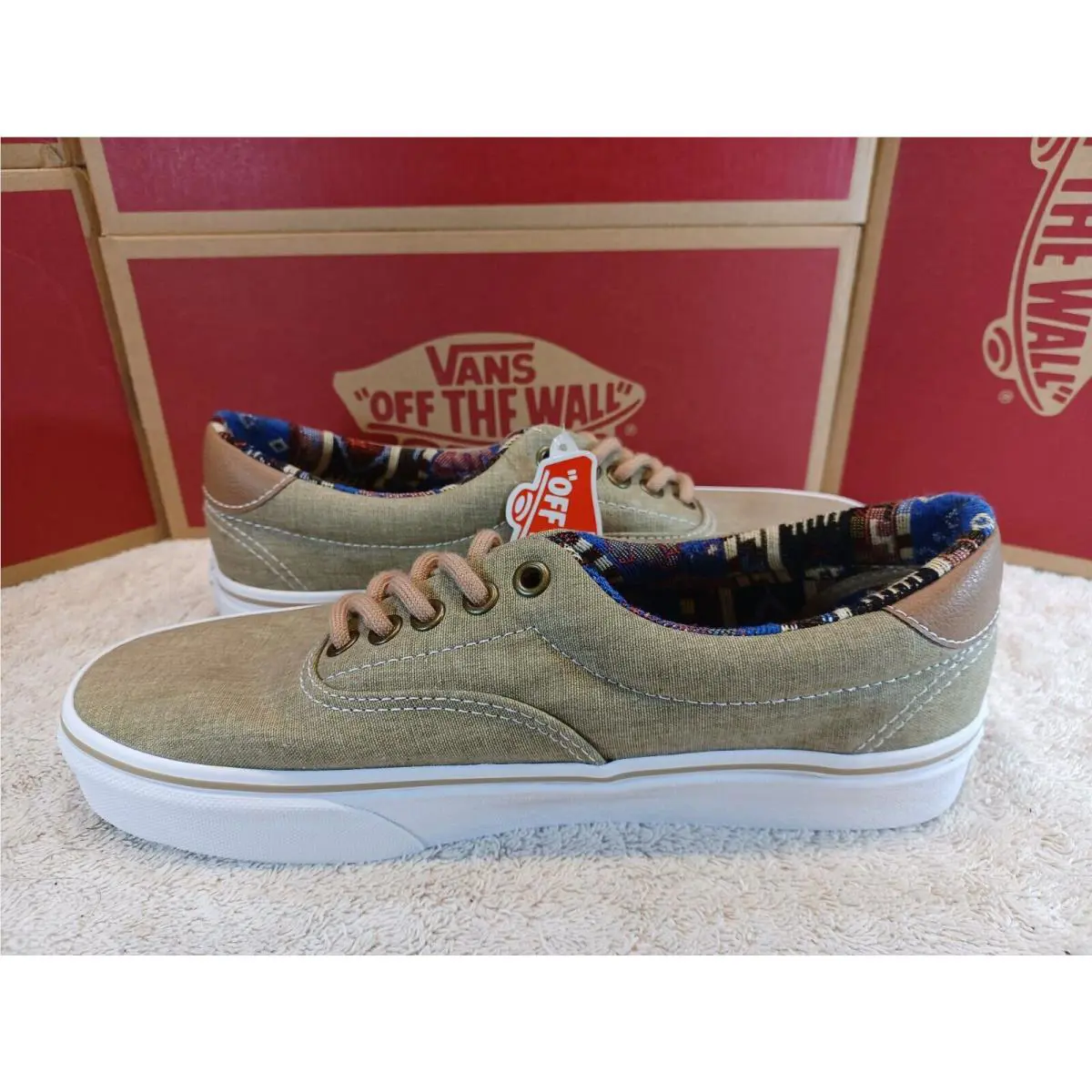 Vans shoes - VANS Era 59 - Era - VN0A38FSMVF - Brown 9