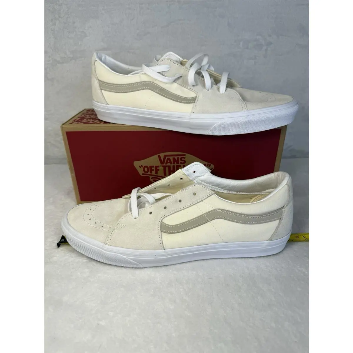 Vans shoes - Sk8-Low - BN000BVXCD3 - Sport Marshmallow (UPC: 197065632946) 12