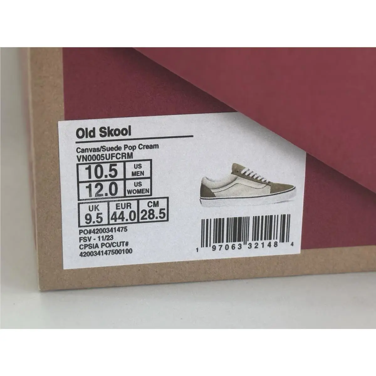 Vans shoes - VANS Old Skool - Old Skool - Ivory 1