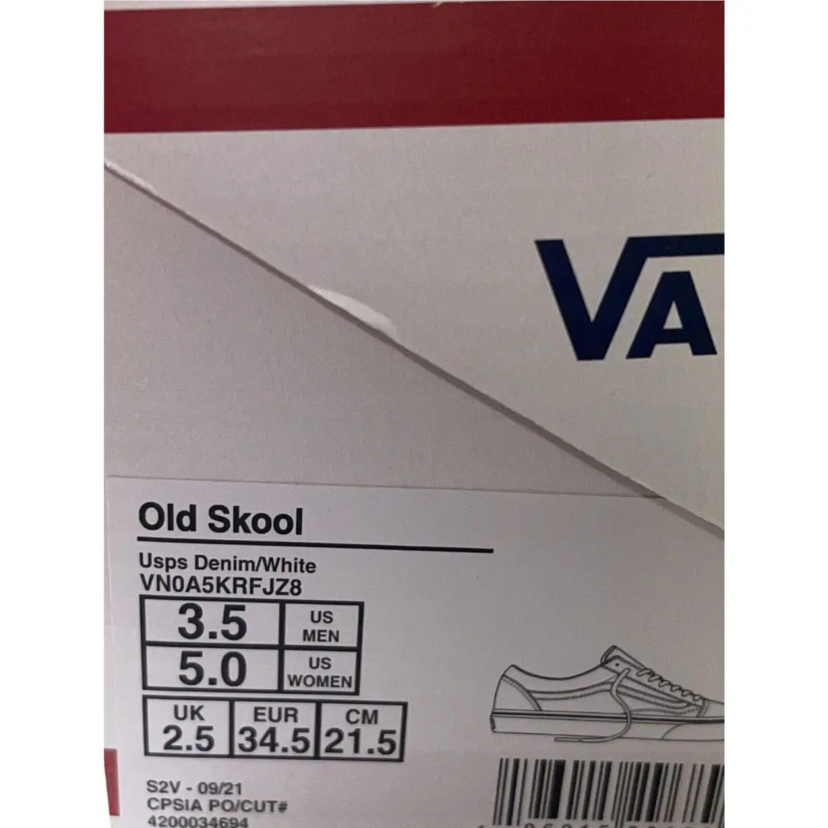 Vans shoes - Vans Old Skool USPS - Old Skool USPS - White 10
