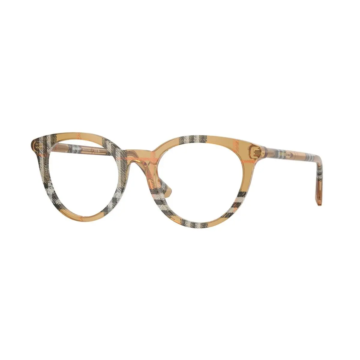 Women`s 50mm Checker Sand Eyeglasses BE2429-4163-50 by Burberry