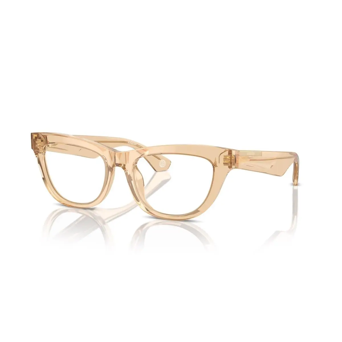 Eyeglasses BE2406U 4063 52mm Transparent Brown / Demo Lens by Burberry