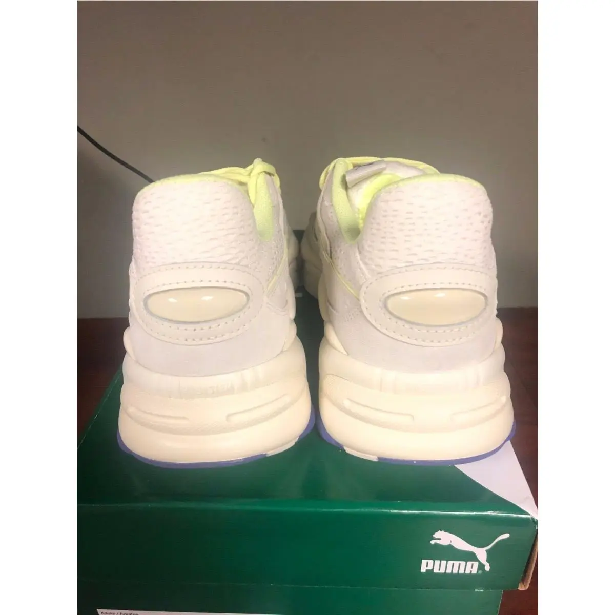Puma shoes - RS-2K - Whisper White-Fizzy Yellow 5