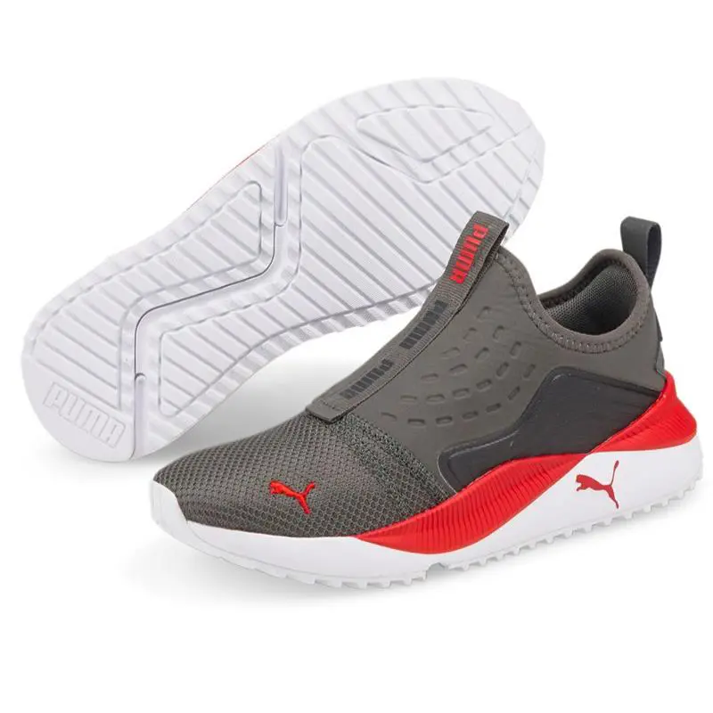 Puma Girls Gray Shoe Pacer Future Slipon JR 382654 04J - Gray