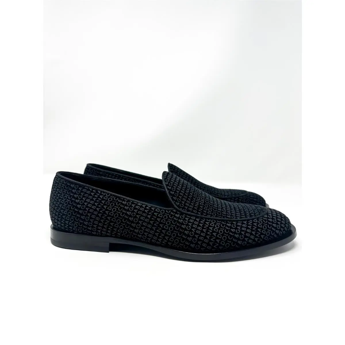 Dolce Gabbana Men`s Pantofola Loafer Black 12 US / 45 EU
