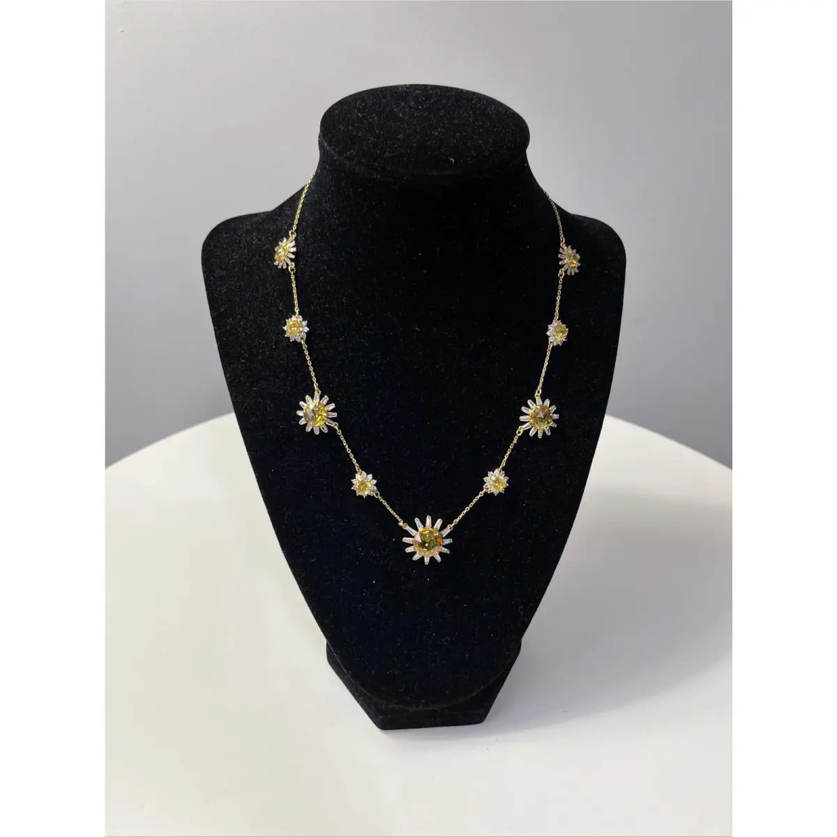 New Kate Spade Sunny Scatter Necklace Yellow Multi
