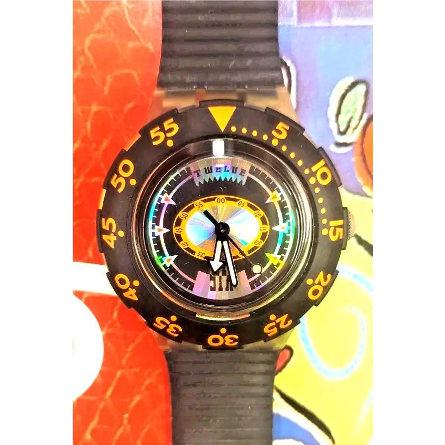 Watch Tech Diving 1993 Scuba Swiss Made Rare Divers Quartz by Swatch