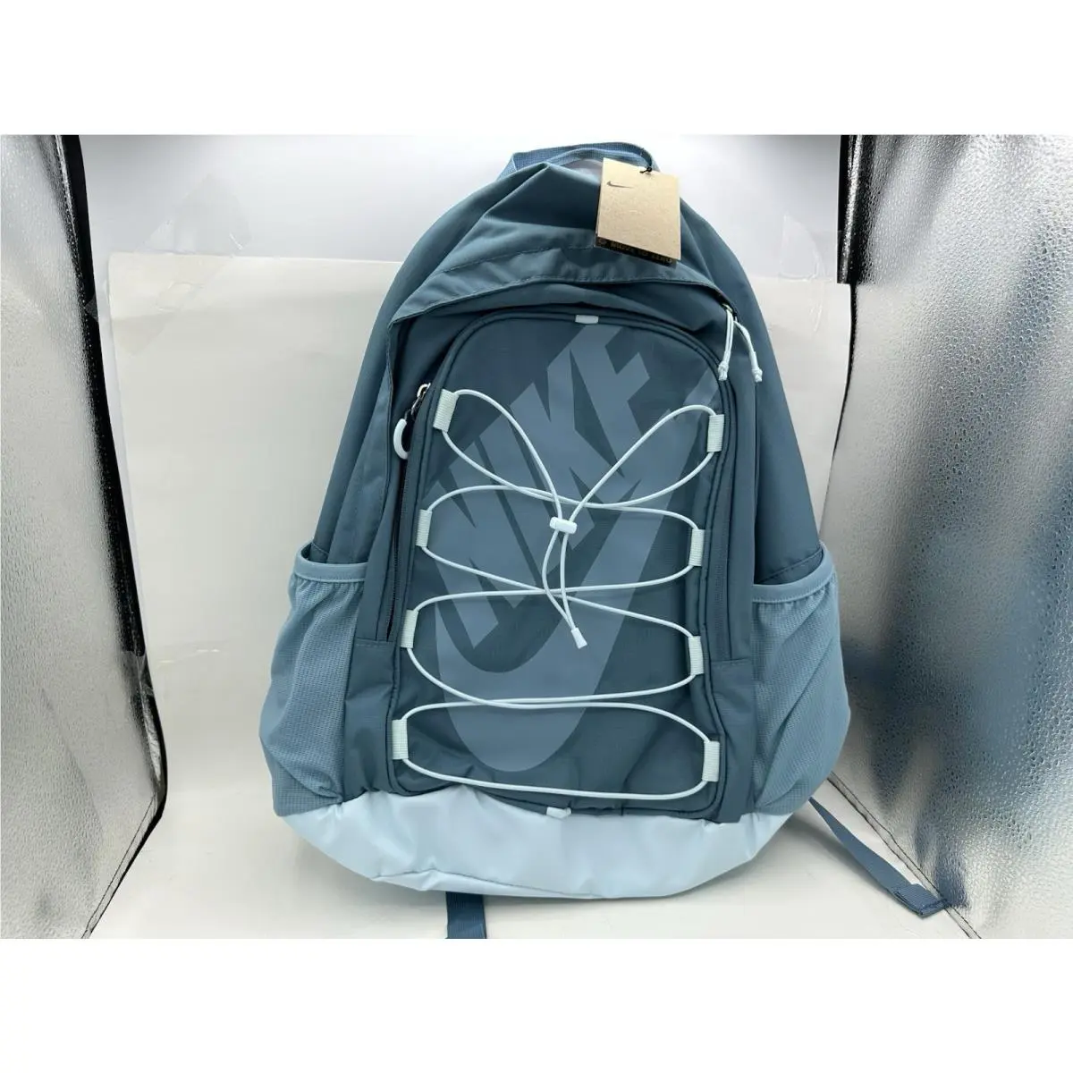 Hayward Futura Backpack Bookbag w/ Laptop Sleeve School/work/gym Smoke Blue by Nike