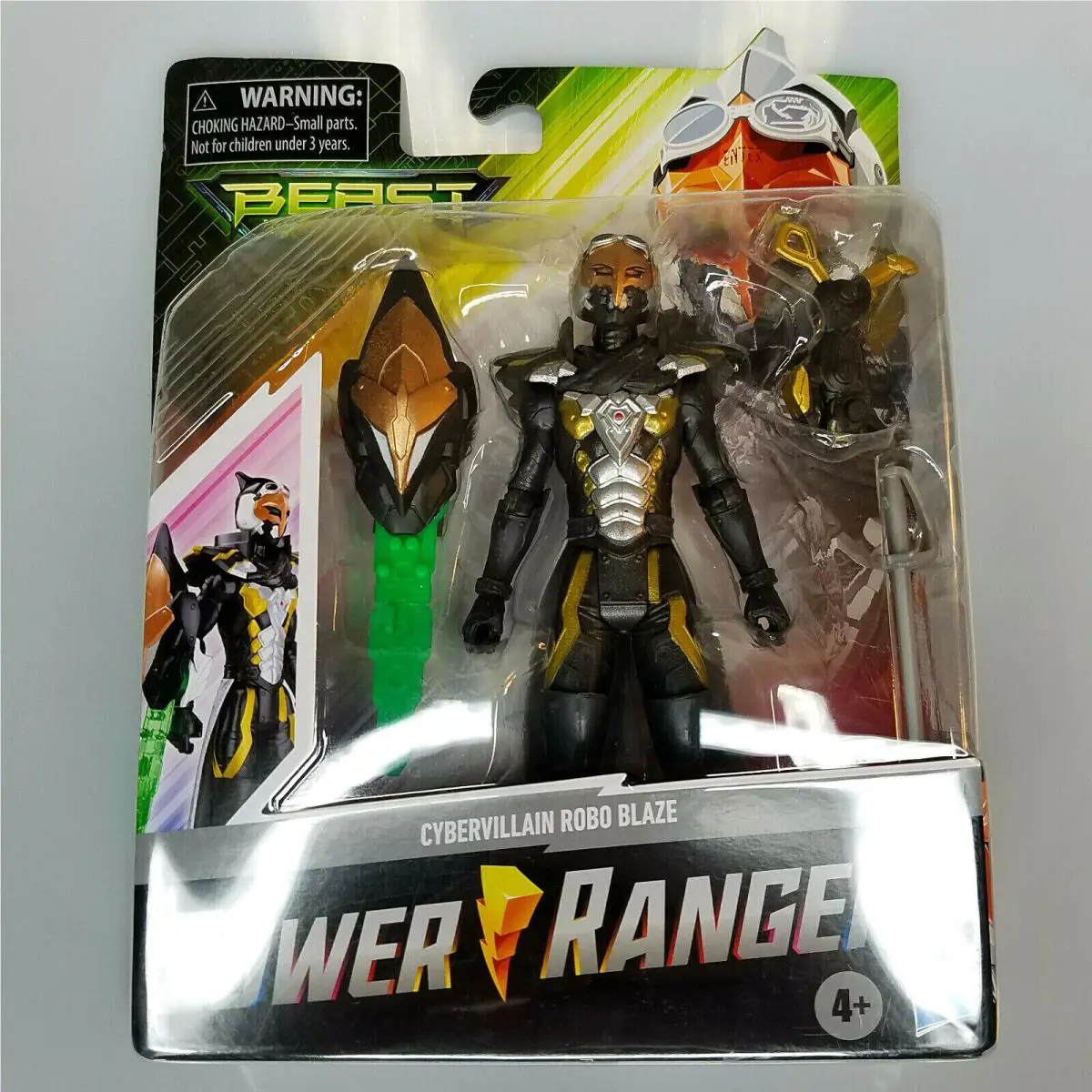Power Rangers Cybervillian Robo Blaze Beast Morphers Morph X-key Toy