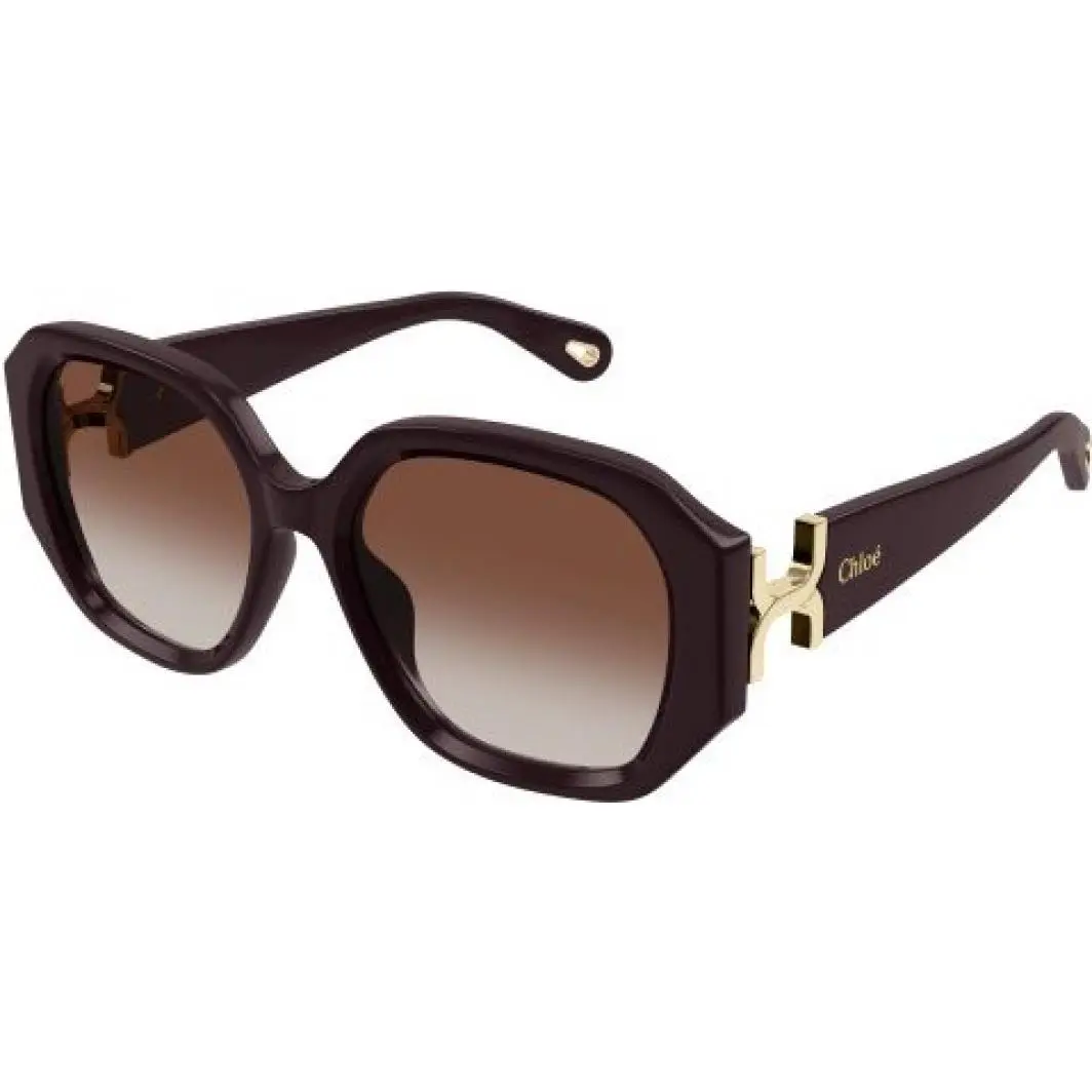 Chloe CH0236S Sunglasses 003 Burgundy by Chloé