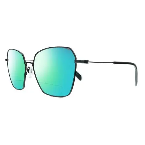 Rag Bone 1034 Unisex Polarized Bifocal Reading Sunglasses Black 58 mm 41 Options Green Mirror by Rag & Bone