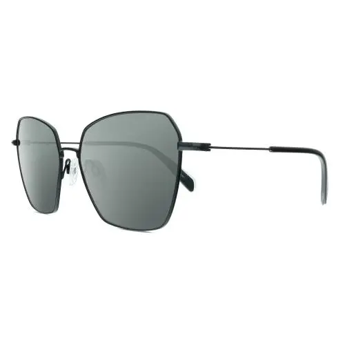 Rag Bone 1034 Unisex Hexagonal Designer Polarized Sunglasses Black 58mm 4 Option Smoke Grey Polar by Rag & Bone