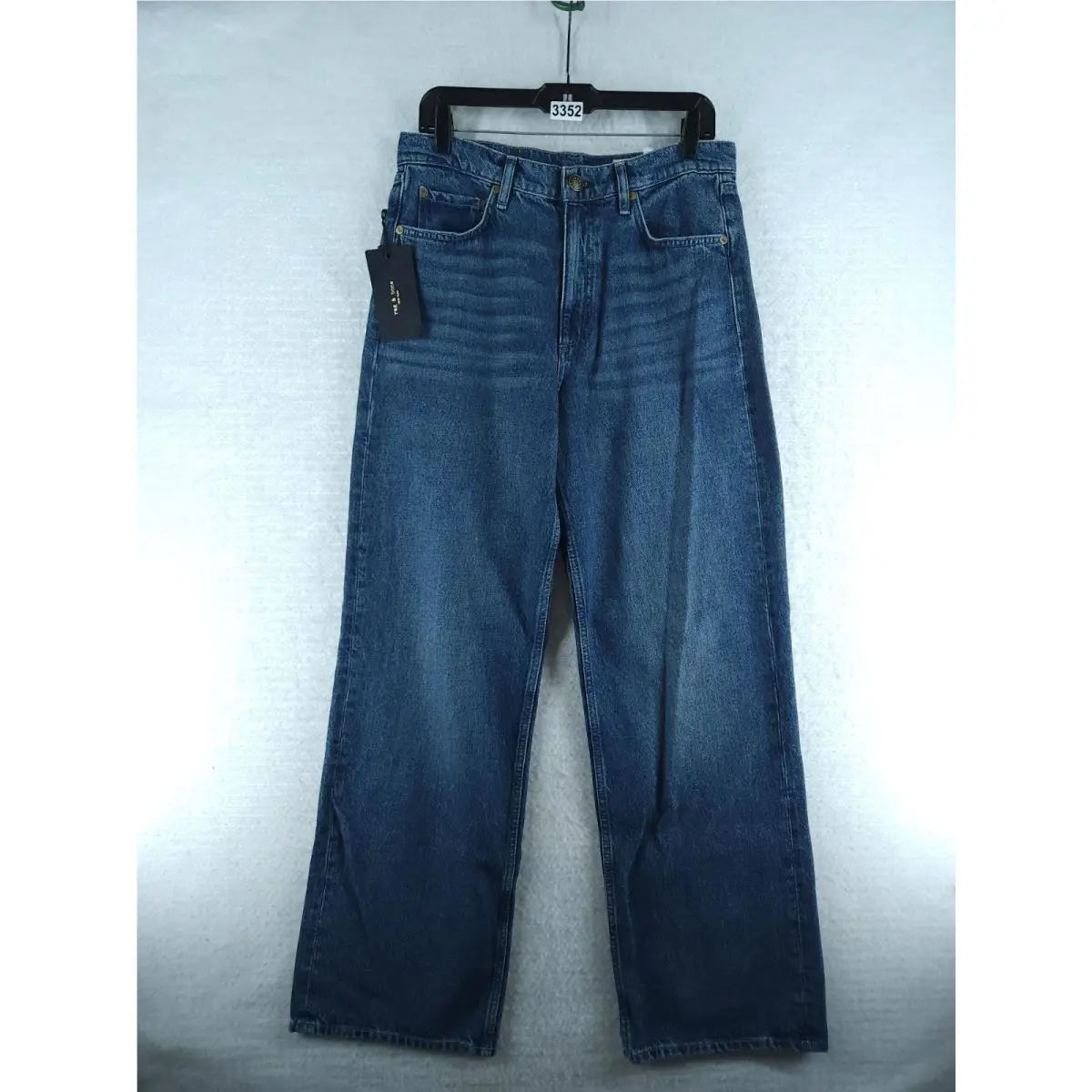 Rag Bone Shea High Rise Relaxed Straight Jeans - Adeline Size 28