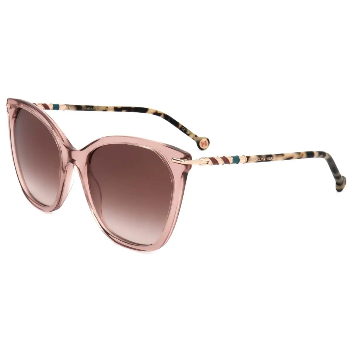 Carolina Herrera Women`s 56 mm Peach Havana Sunglasses HER0091S-0L93-HA