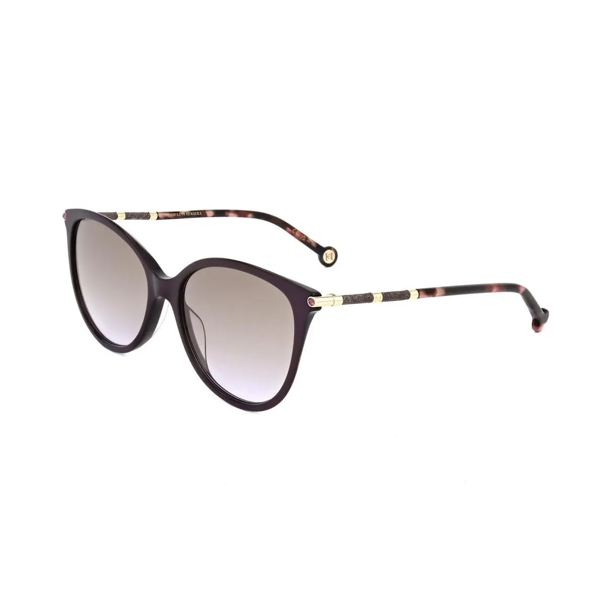 Carolina Herrera Women`s 57 mm Plum Gold Sunglasses HER0189GS-0T1W-QR