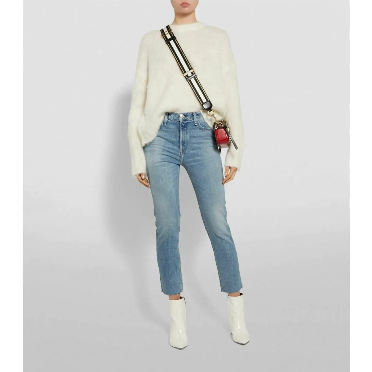 Rag Bone Women’s Ankle Cigarette Jeans Farrah Sz 30 Raw Hem