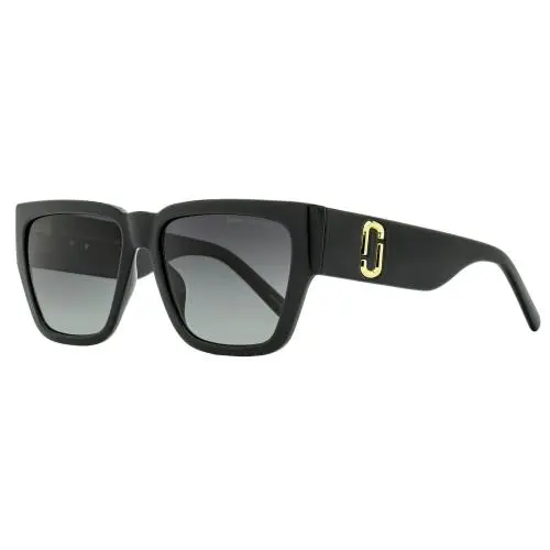 Marc Jacobs Square Logo Polarized Sunglasses Marc 646/S 08AWJ Black 57mm